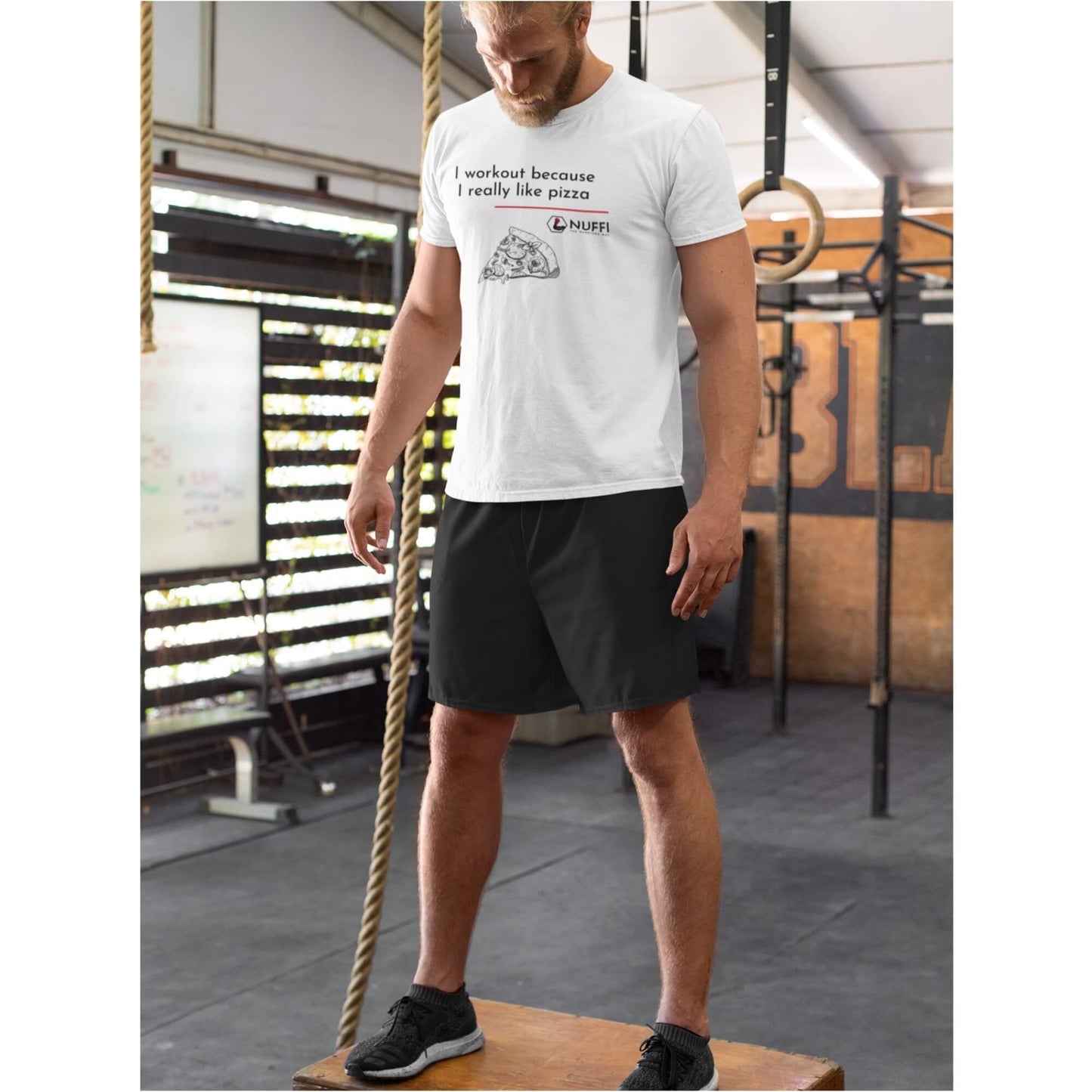 Men's I work out because I really like pizza T-Shirt