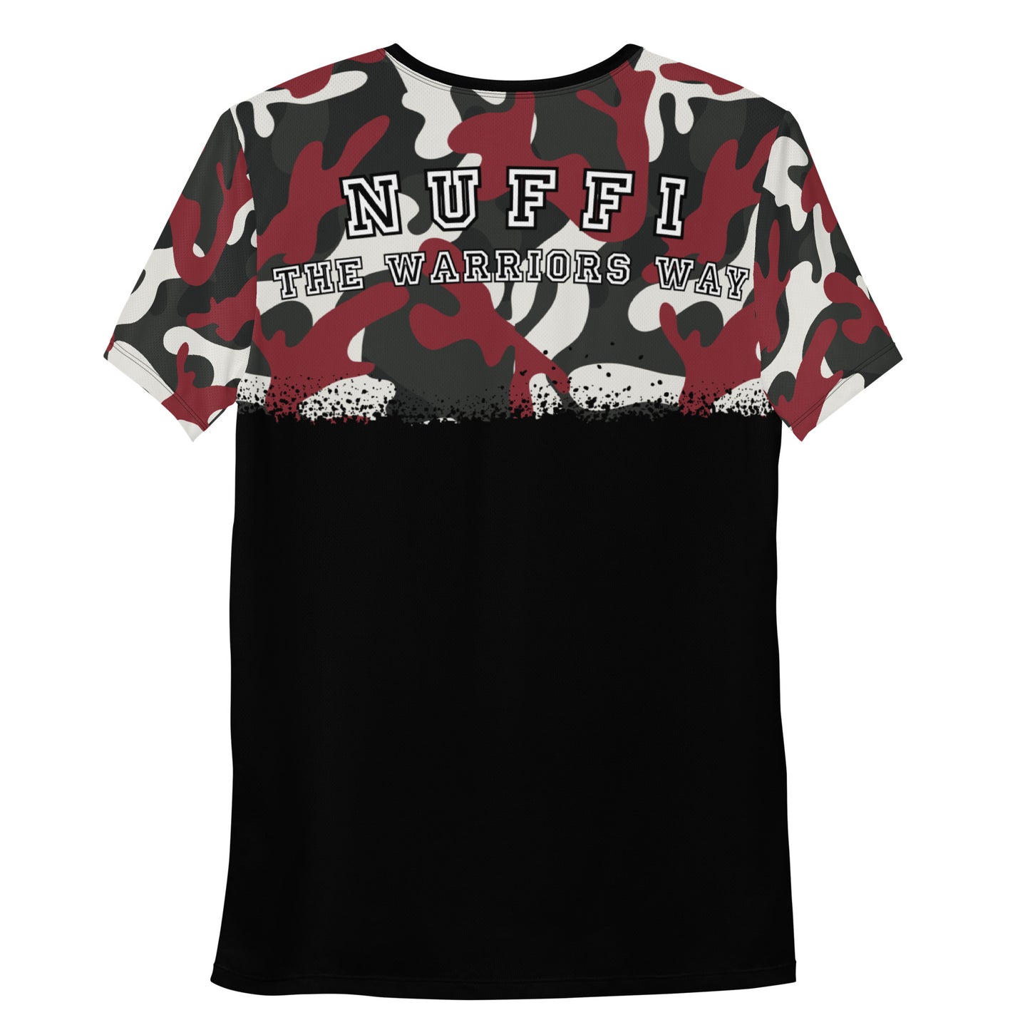 "Red Camo" Sport-T-Shirt für Herren
