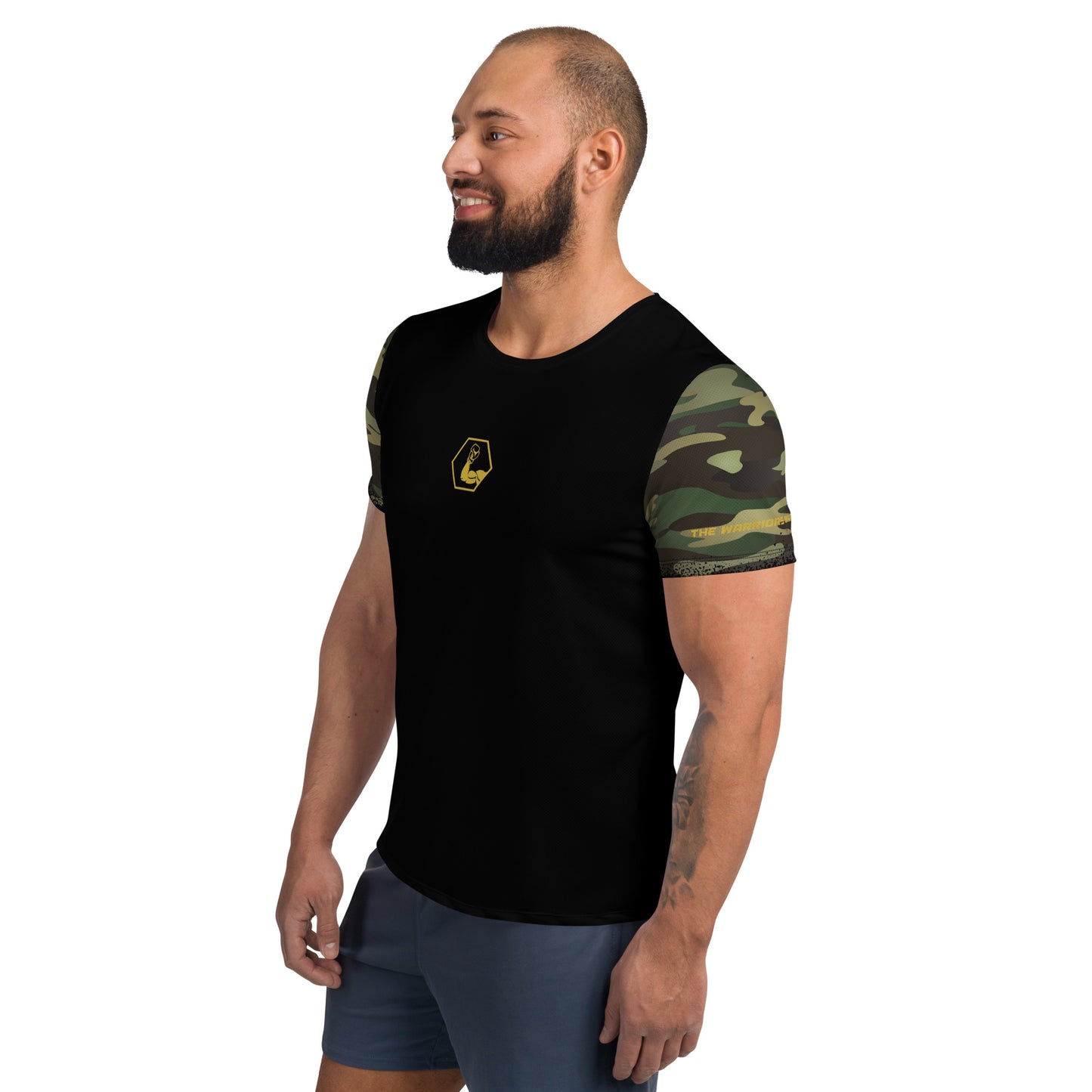 Trainingsshirt Green Camo - Schwarz