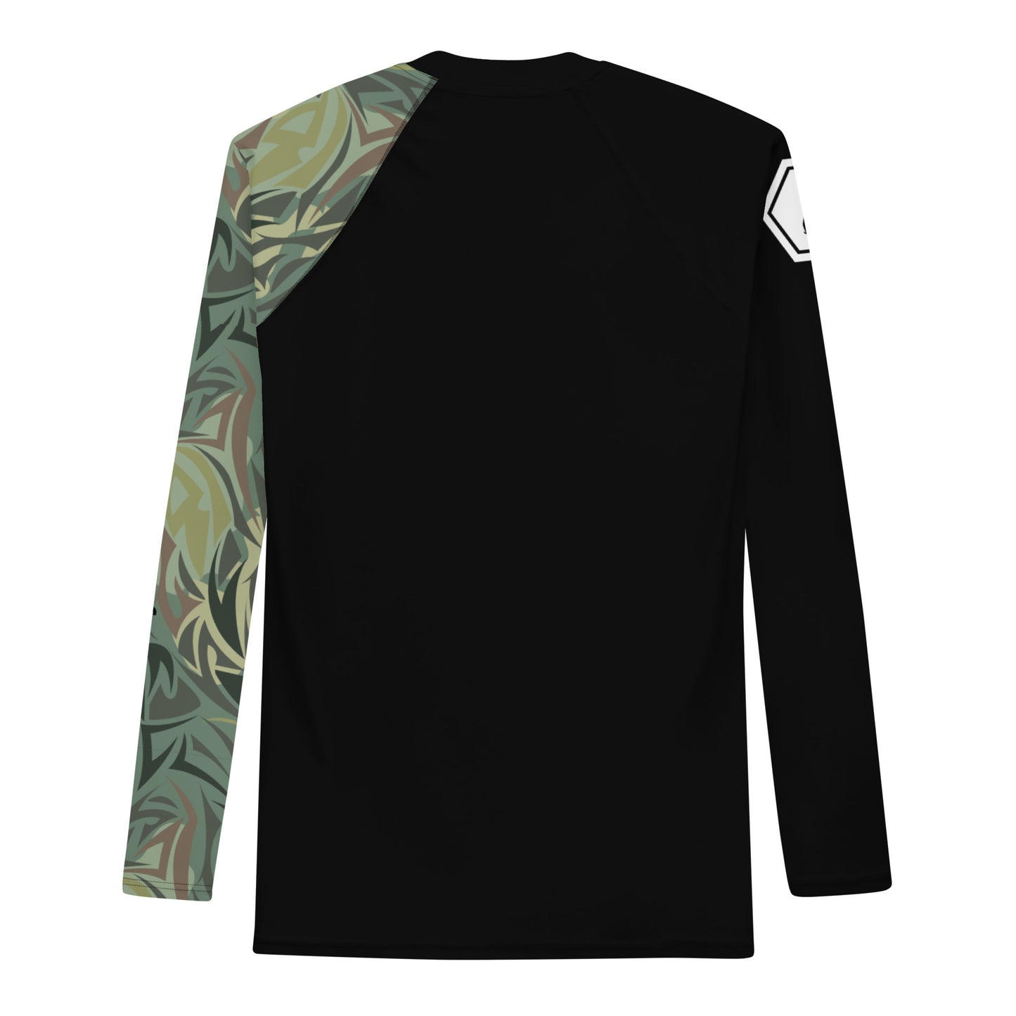 "Green Camo distorted" Herren-Rash-Guard