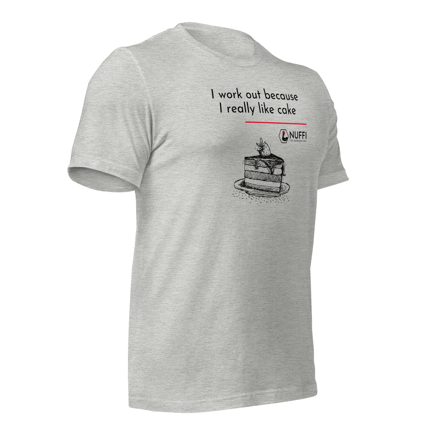Herren I work out because I really like cake T-Shirt