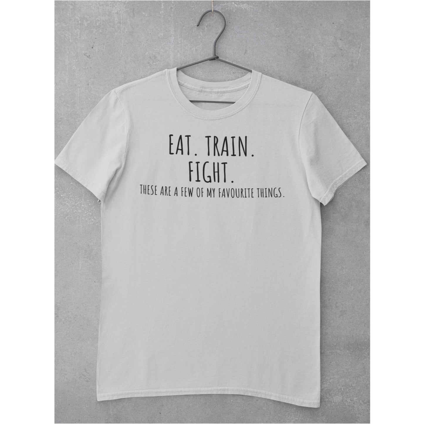 Herren EAT.TRAIN.FIGHT These are a view of my favourite things T-Shirt