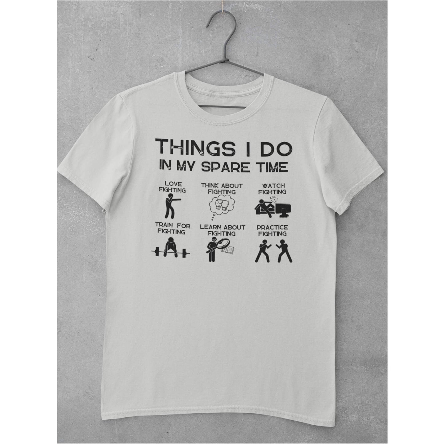 Herren Things I do in my sparetime fighting T-Shirt