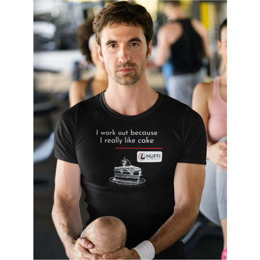 Men's I work out because I really like cake T-Shirt