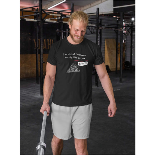 Men's I work out because I really like pizza T-Shirt