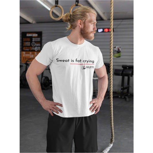 Men's Sweat is fat crying T-Shirt