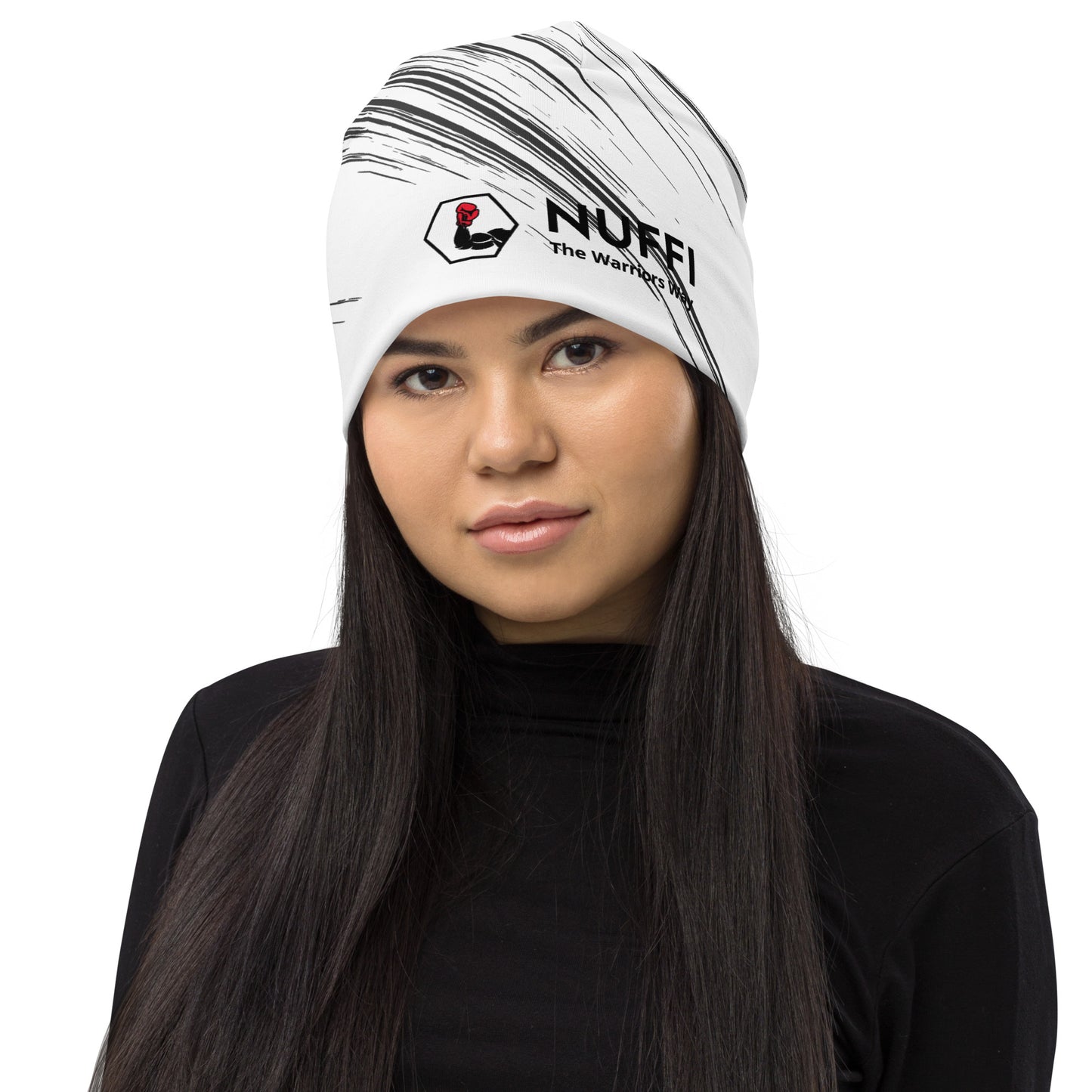 NUFFI "Scratches" all-over beanie