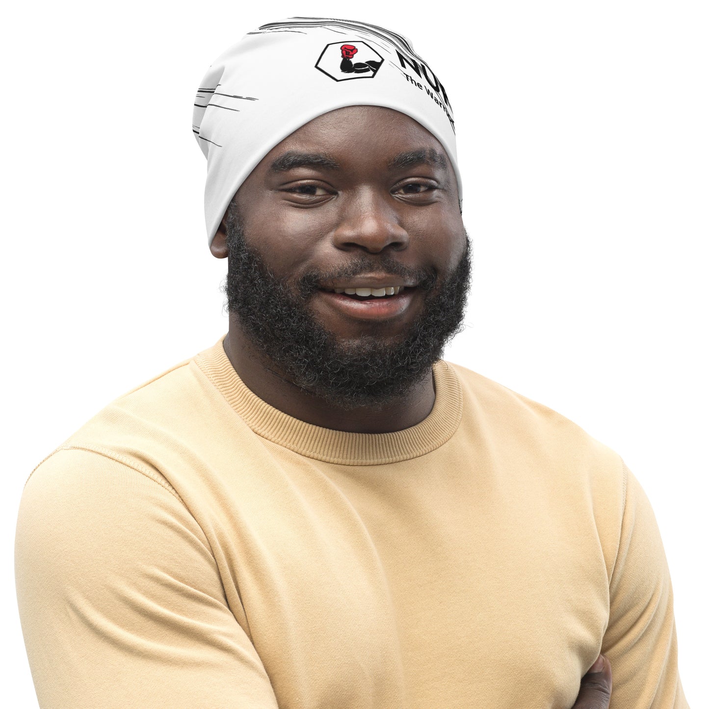 NUFFI "Scratches" all-over beanie