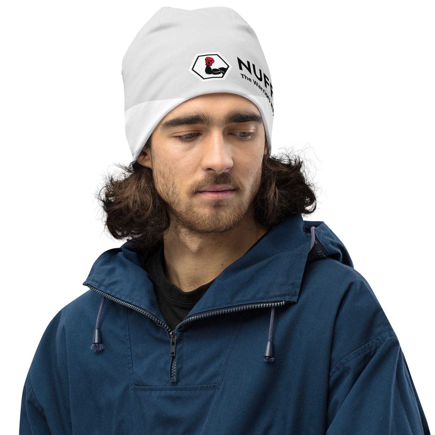 NUFFI "White Walker" all-over beanie
