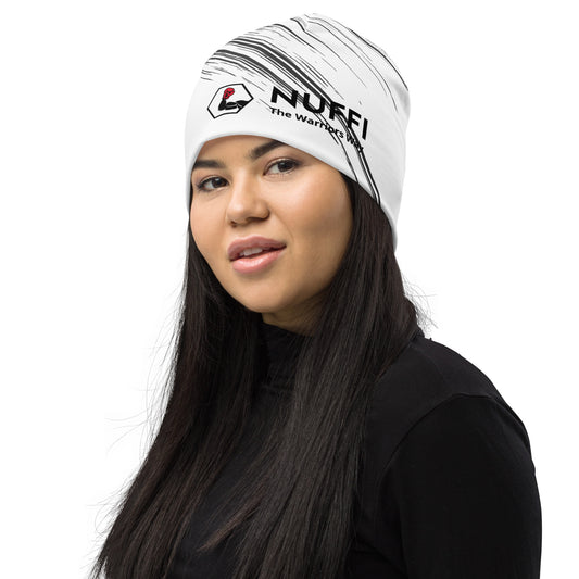 NUFFI "Scratches" all-over beanie