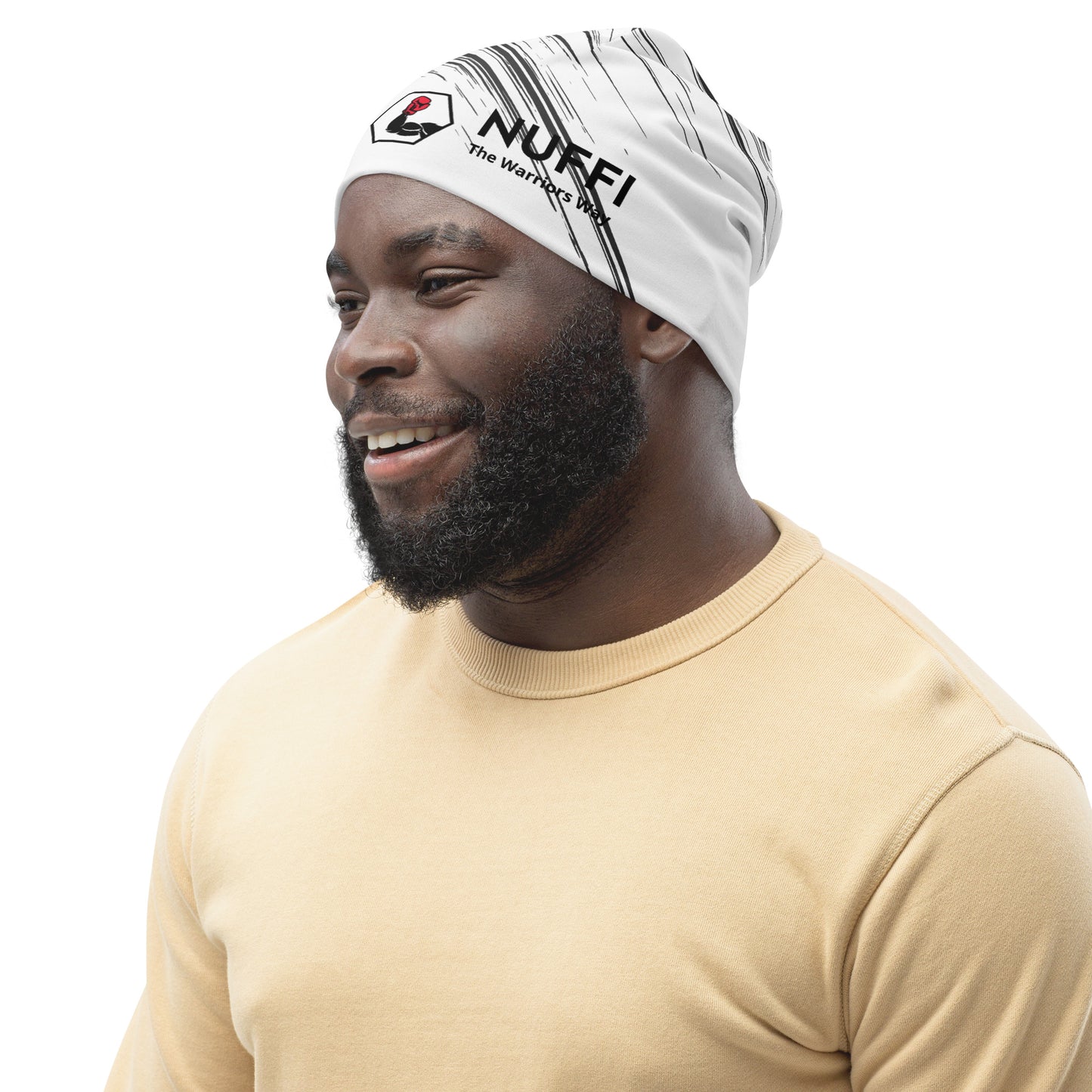 NUFFI "Scratches" all-over beanie