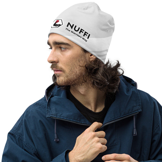 NUFFI "White Walker" all-over beanie