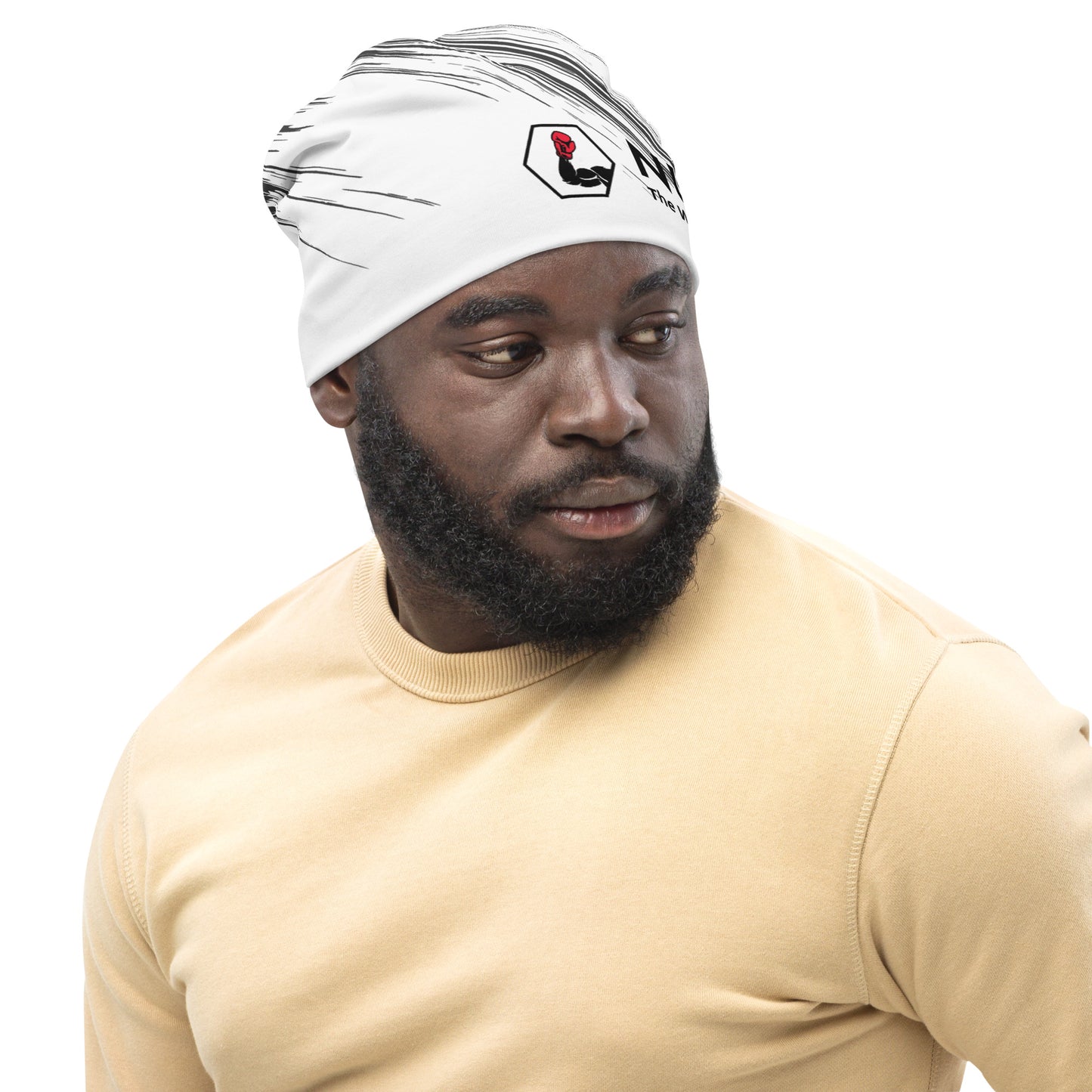 NUFFI "Scratches" all-over beanie