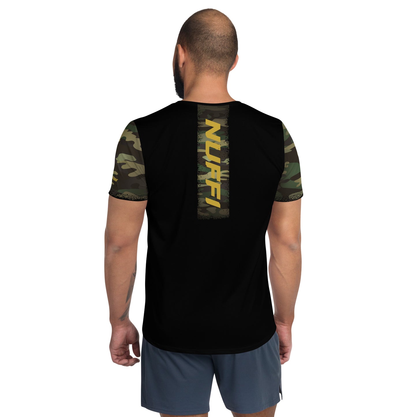 Trainingsshirt Green Camo - Schwarz