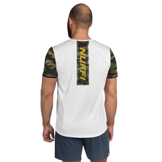 "NUFFI Camo white" sports t-shirt for men