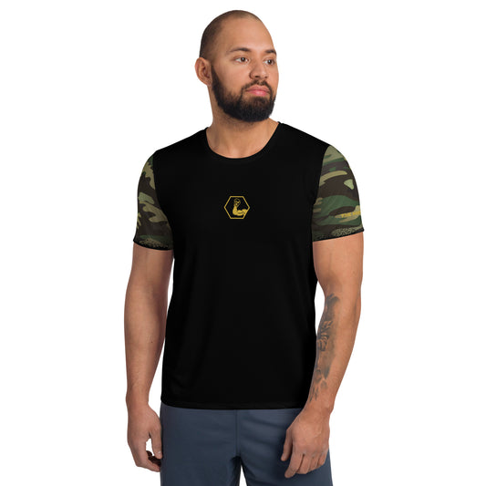 Trainingsshirt Green Camo - Schwarz