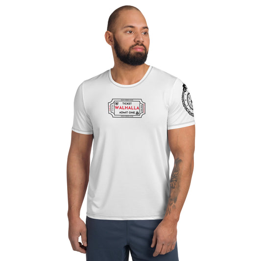 "Ticket to Walhalla" sports t-shirt for men