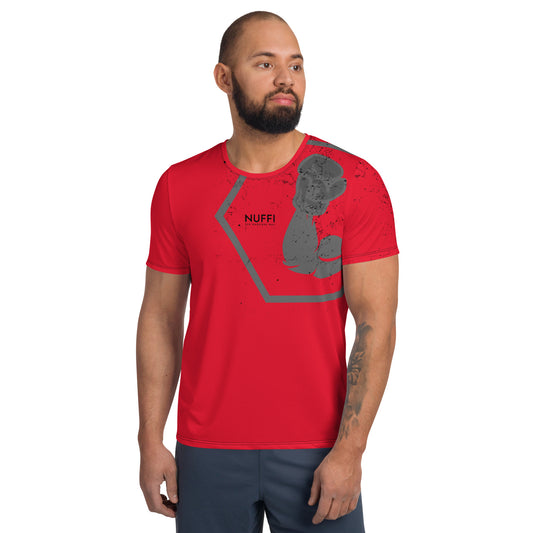 "Big Logo Red" Sport-T-Shirt für Herren