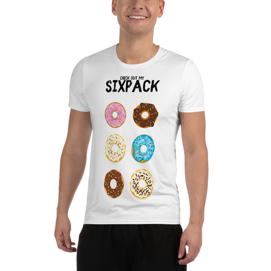 "Sixpack Checker" sports t-shirt for men