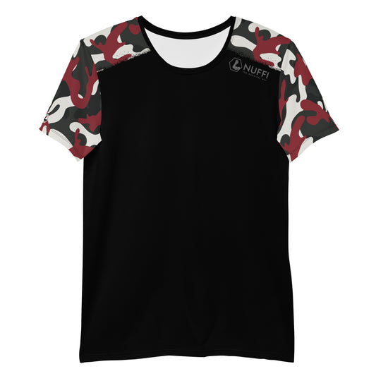"NUFFI Red Camo" sports t-shirt for men
