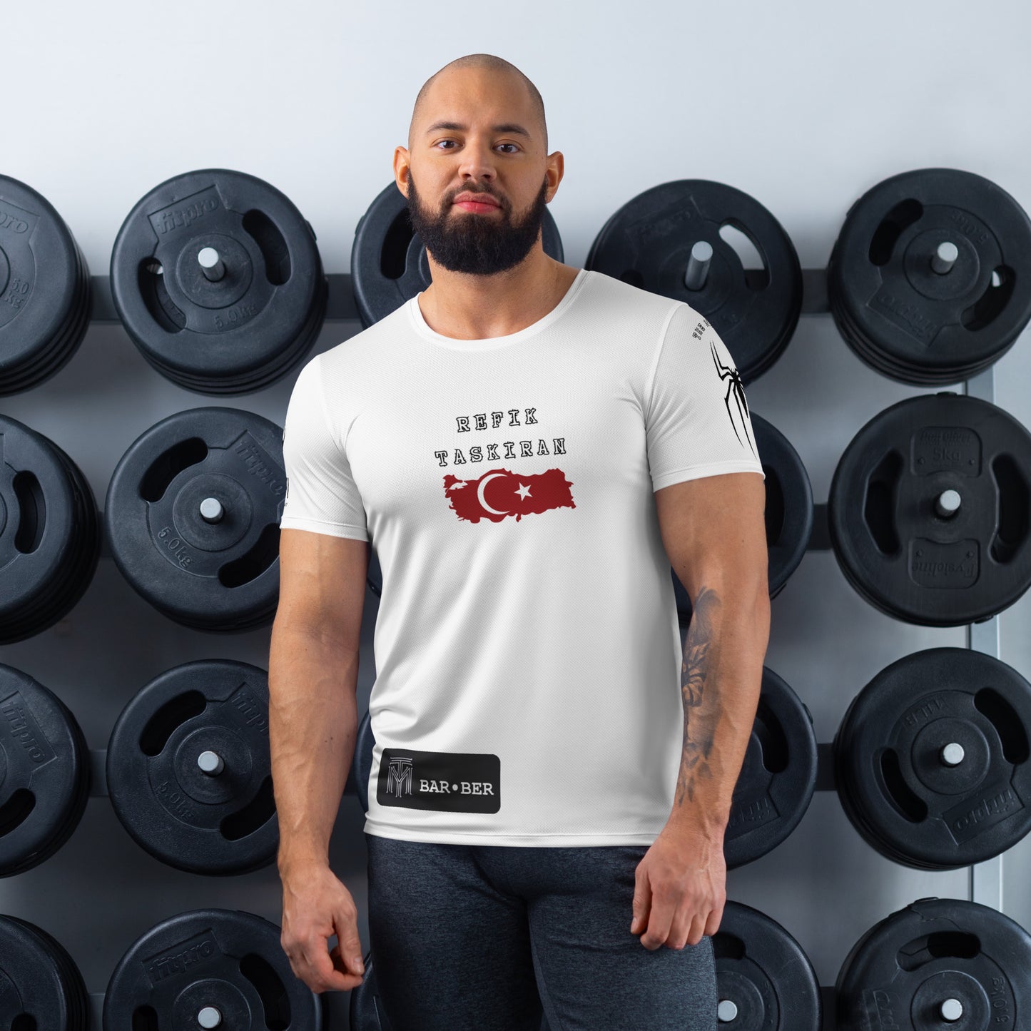 "Team Taskiran" Sport-T-Shirt für Herren