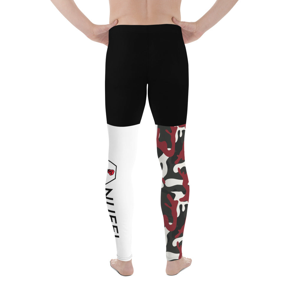"Red Camo" men's leggings