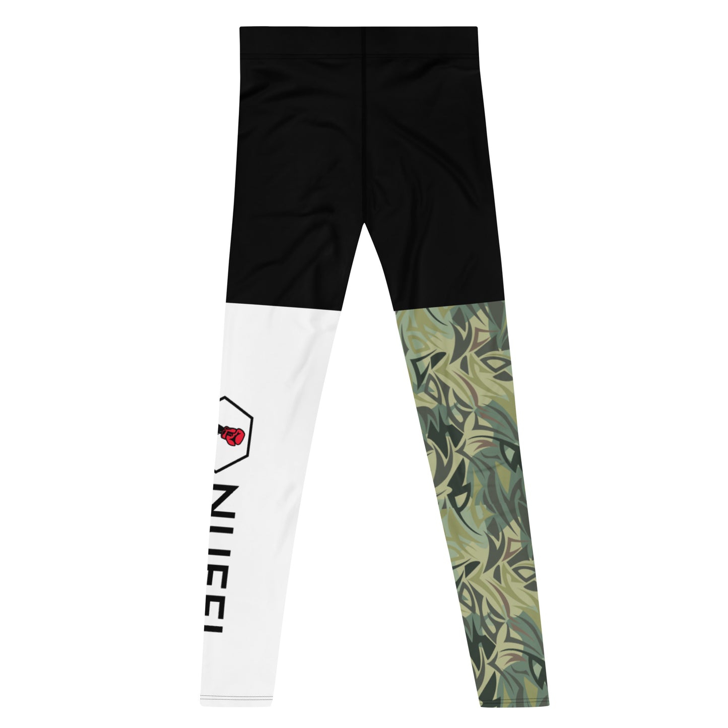 "Green Camo distorted" Herren-Leggings