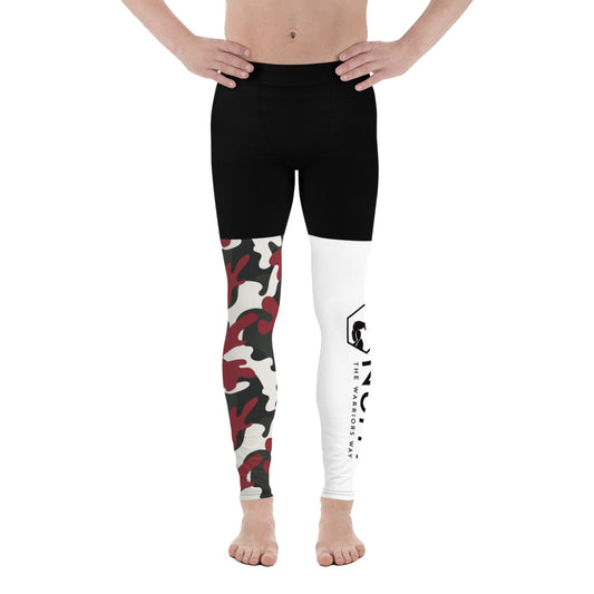 "Red Camo" men's leggings