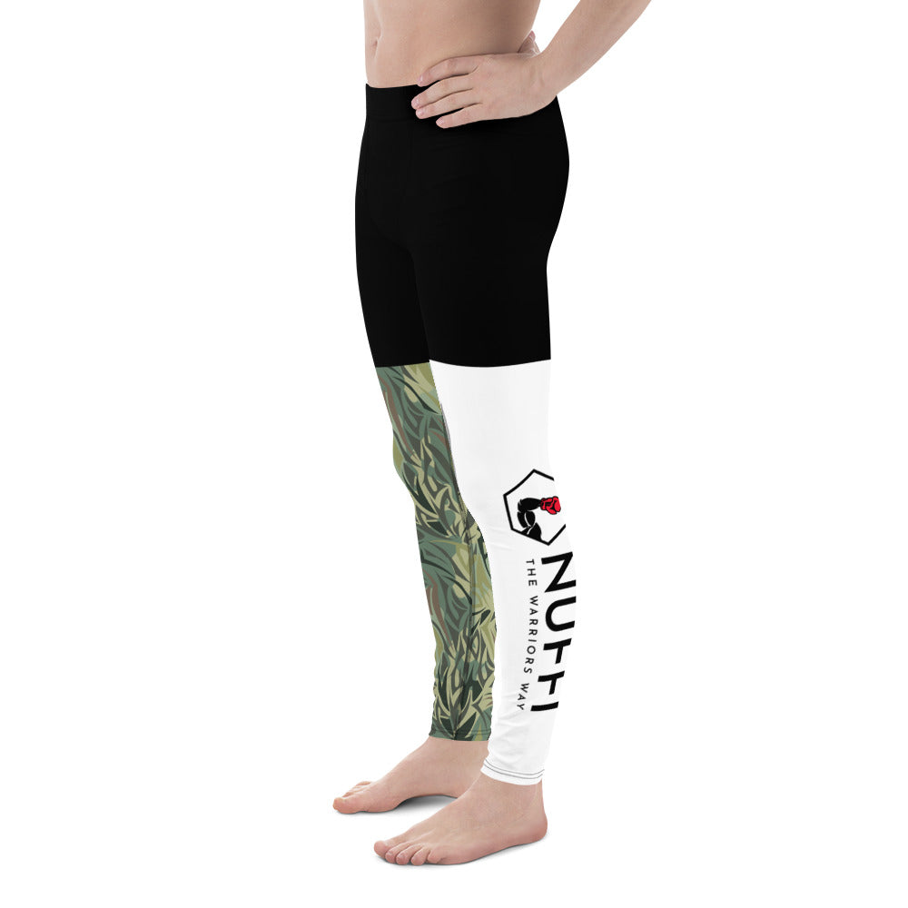 "Green Camo distorted" Herren-Leggings