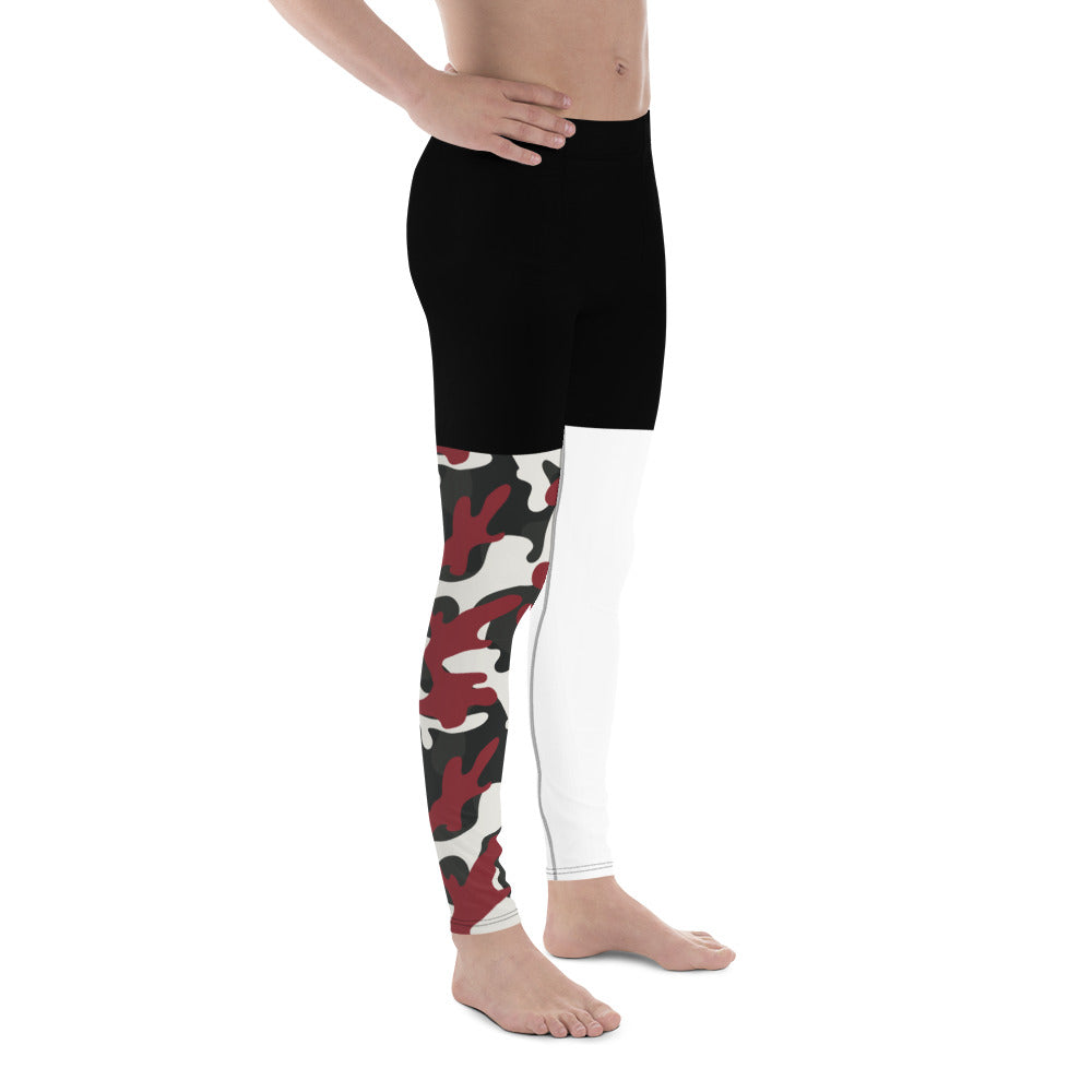 "Red Camo" men's leggings