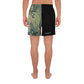 "Green Camo distorted" sports shorts for men