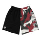 "Red Camo" sports shorts for men