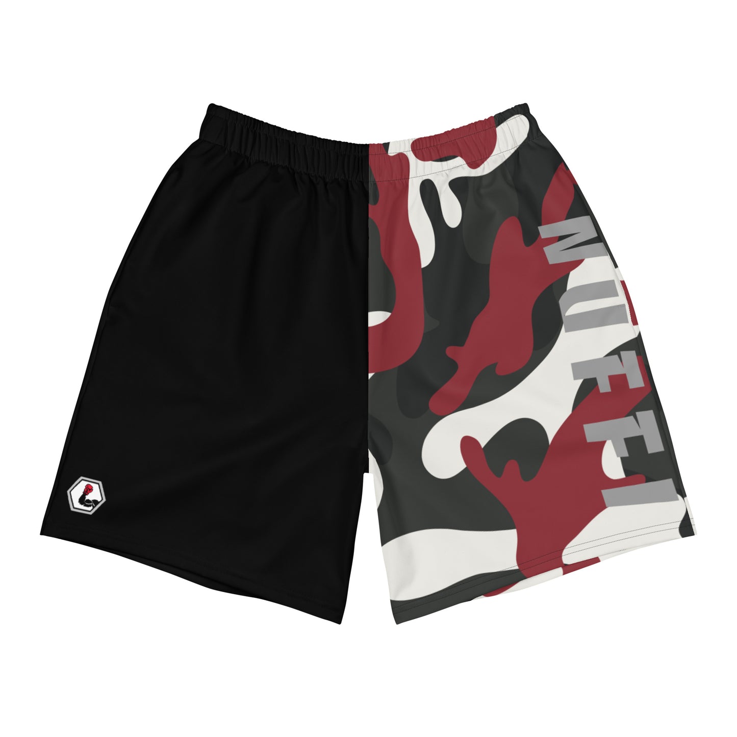 "Red Camo" sports shorts for men