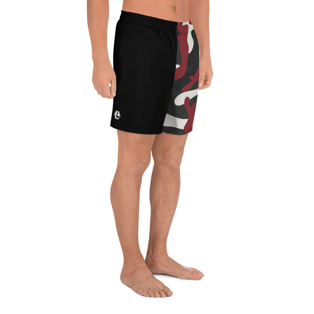 "Red Camo" sports shorts for men