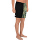 "Green Camo distorted" sports shorts for men