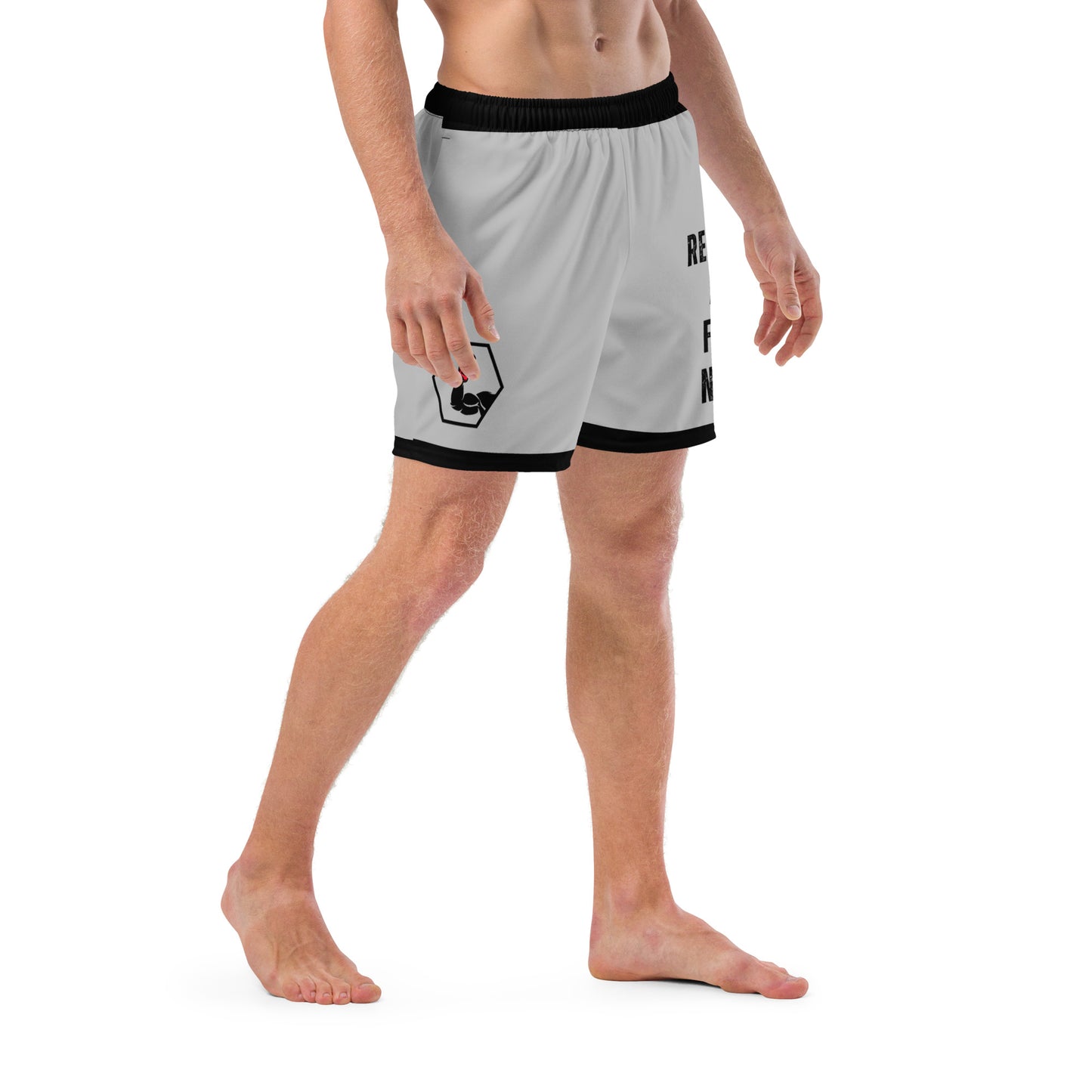 "Respect All Fear None" Sport-Shorts für Herren