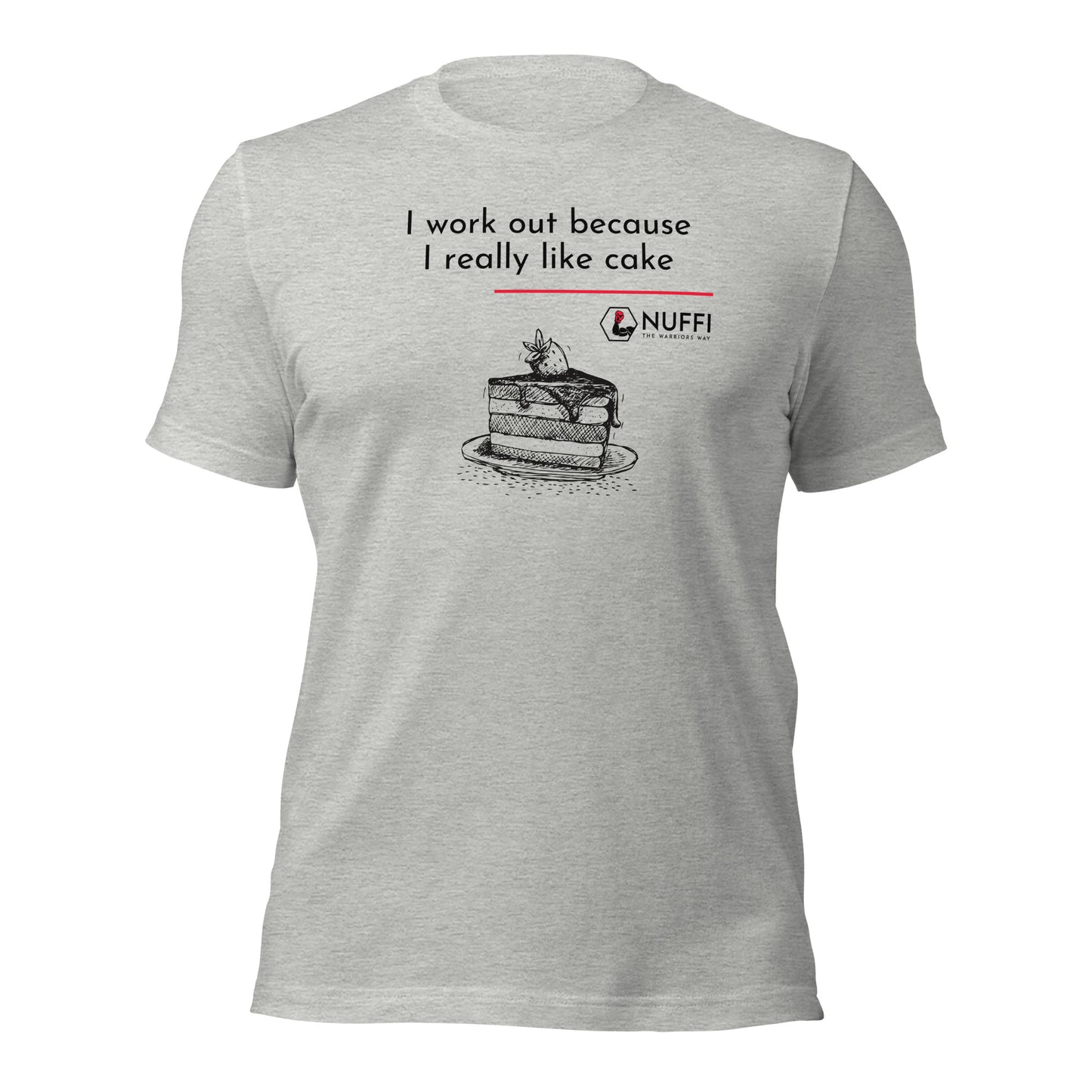 Men's I work out because I really like cake T-Shirt