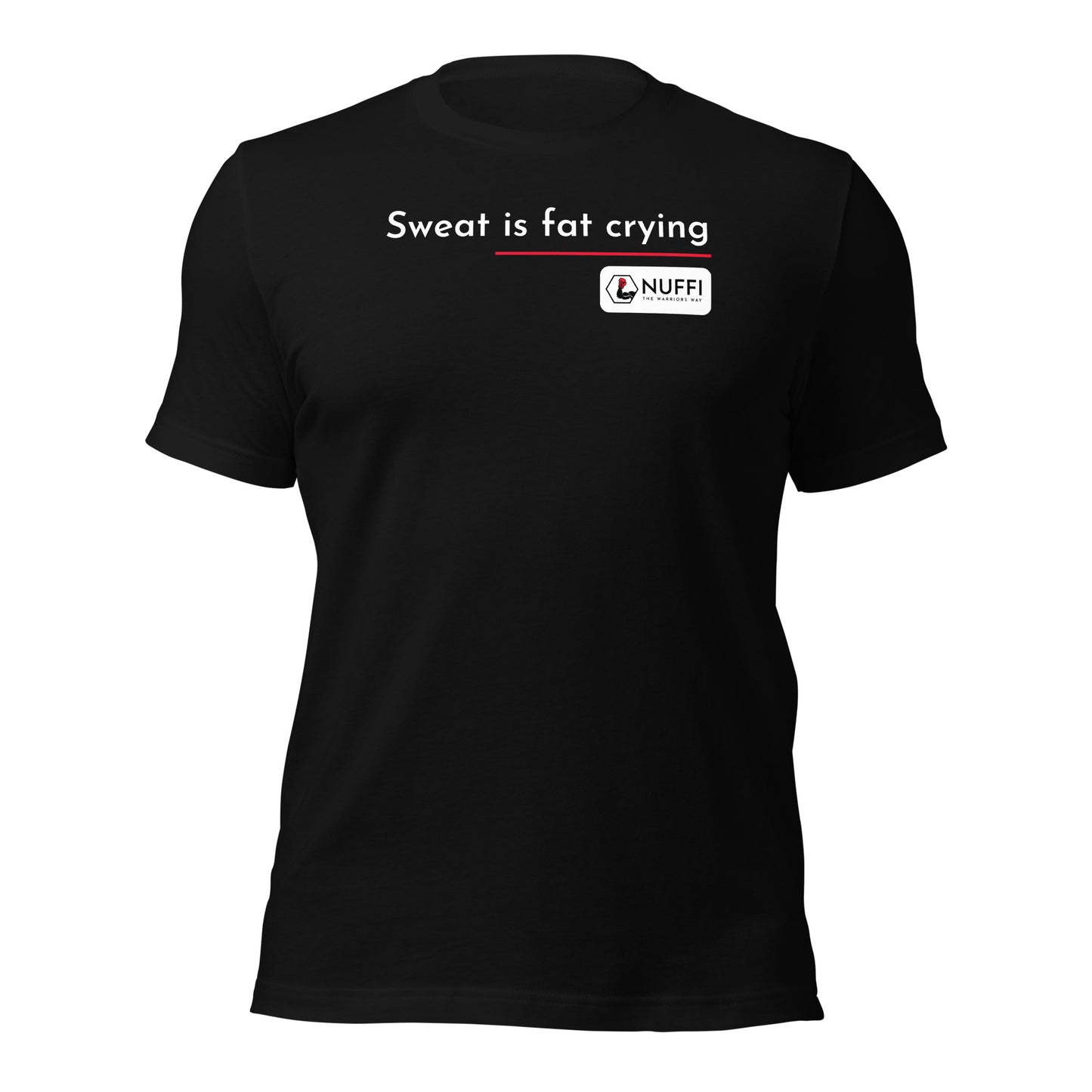 Men's Sweat is fat crying T-Shirt