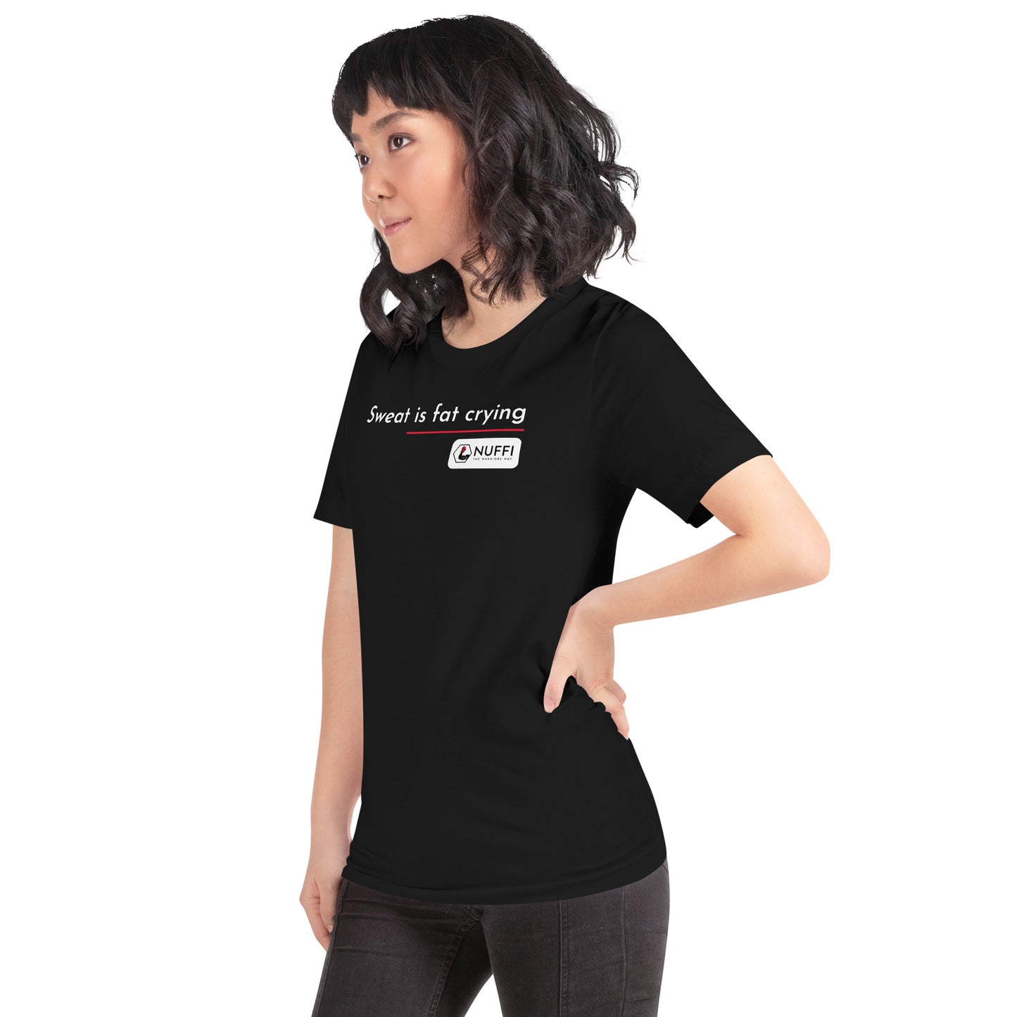 Damen Sweat is fat crying T-Shirt