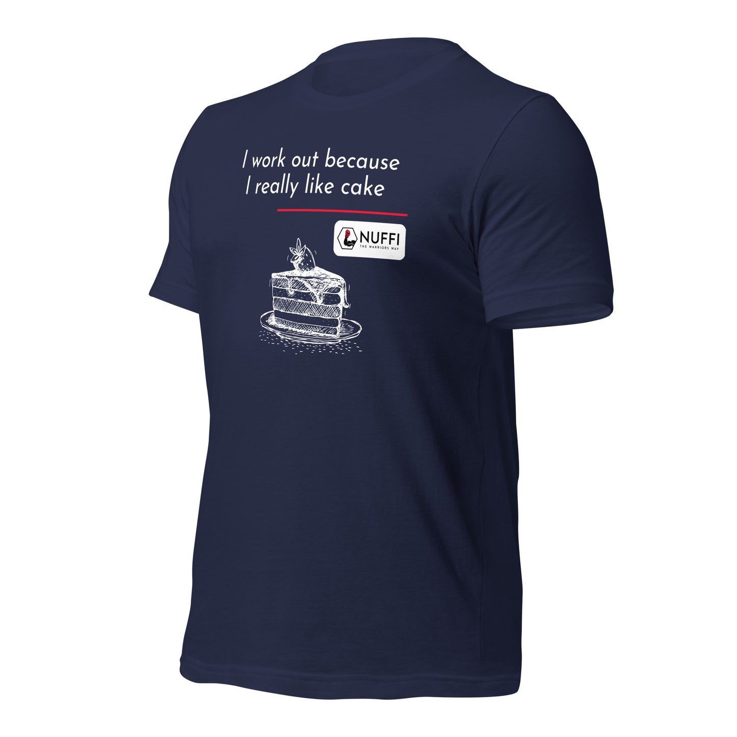 Men's I work out because I really like cake T-Shirt
