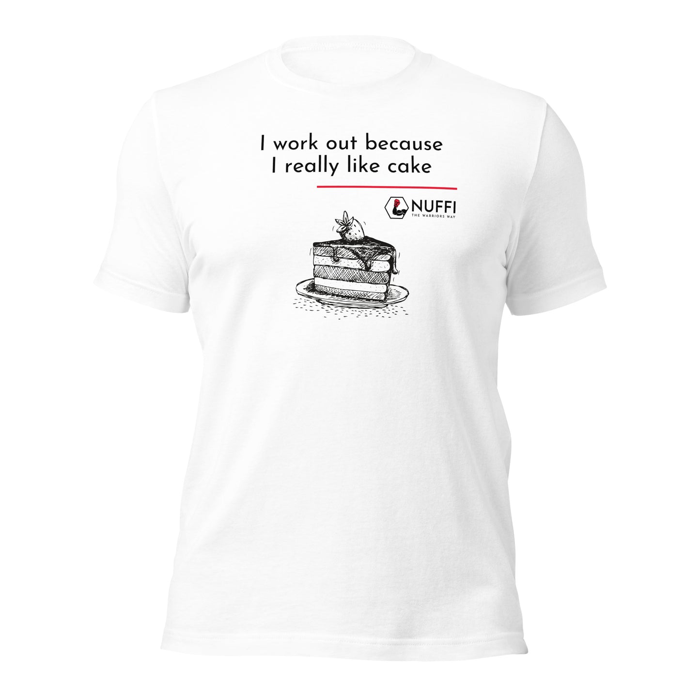 Men's I work out because I really like cake T-Shirt