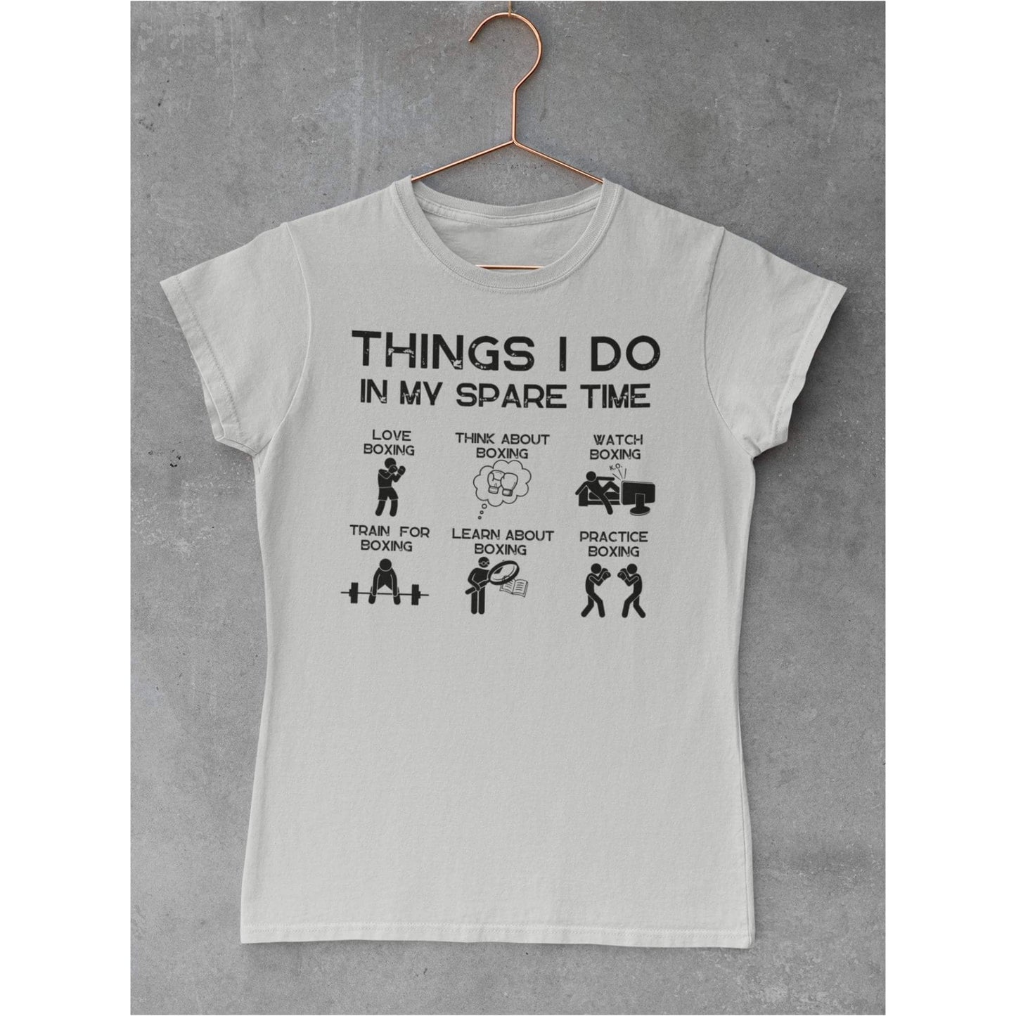 Women's Things I do in my sparetime boxing T-Shirt