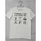 Men's Things I do in my sparetime boxing T-Shirt