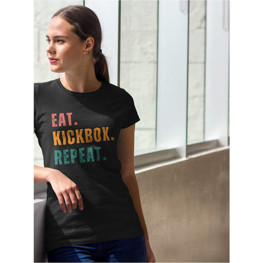 Damen EAT.KICKBOX.REPEAT T-Shirt