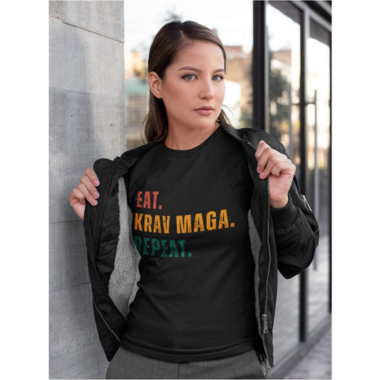 Damen EAT.KRAV MAGA.REPEAT T-Shirt