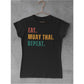 Damen EAT.MUAY THAI.REPEAT T-Shirt