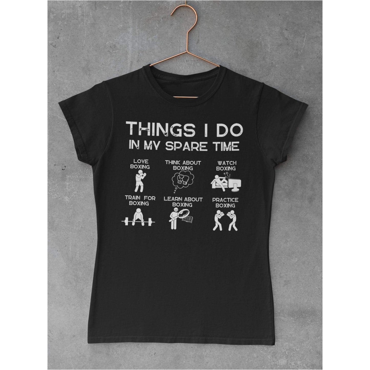 Women's Things I do in my sparetime boxing T-Shirt