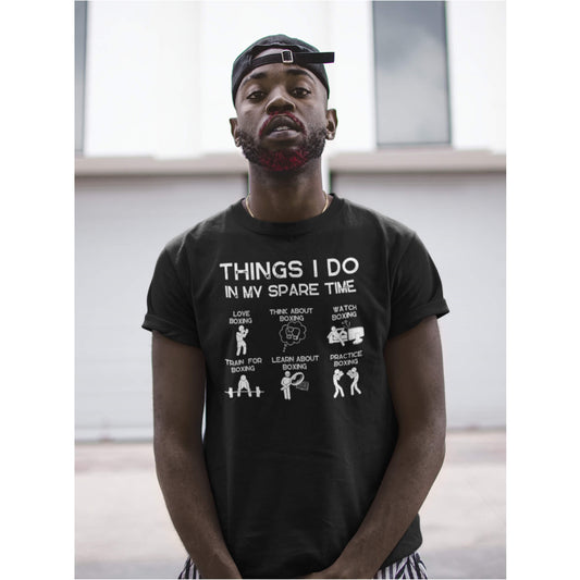 Men's Things I do in my sparetime boxing T-Shirt