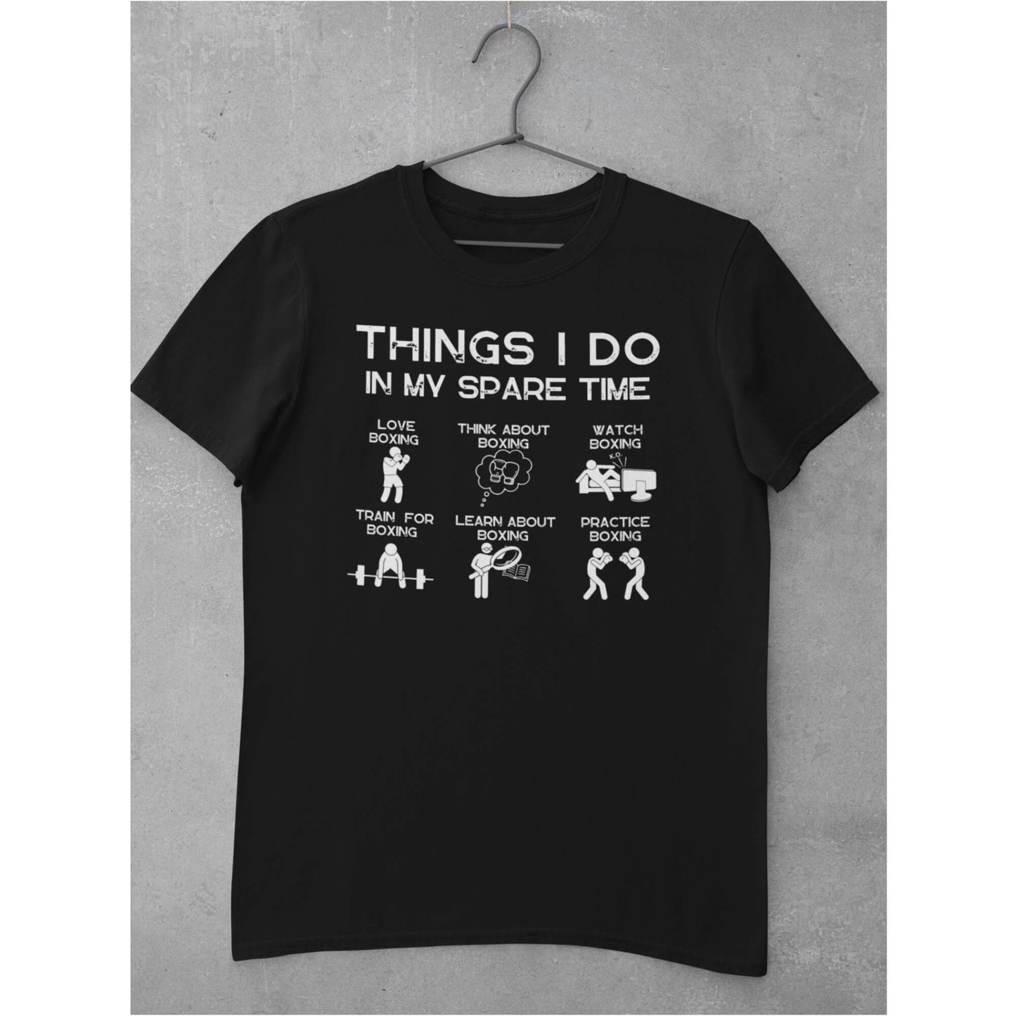 Men's Things I do in my sparetime boxing T-Shirt