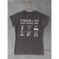 Women's Things I do in my sparetime boxing T-Shirt